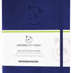 Panda Planner Pro - Best Daily Planner for Happiness & Productivity - 8.5 x 11" Softcover - Undated Day Planner - Guaranteed to Get You Organized - Gratitude & Goals 6 Month Journal (Black)